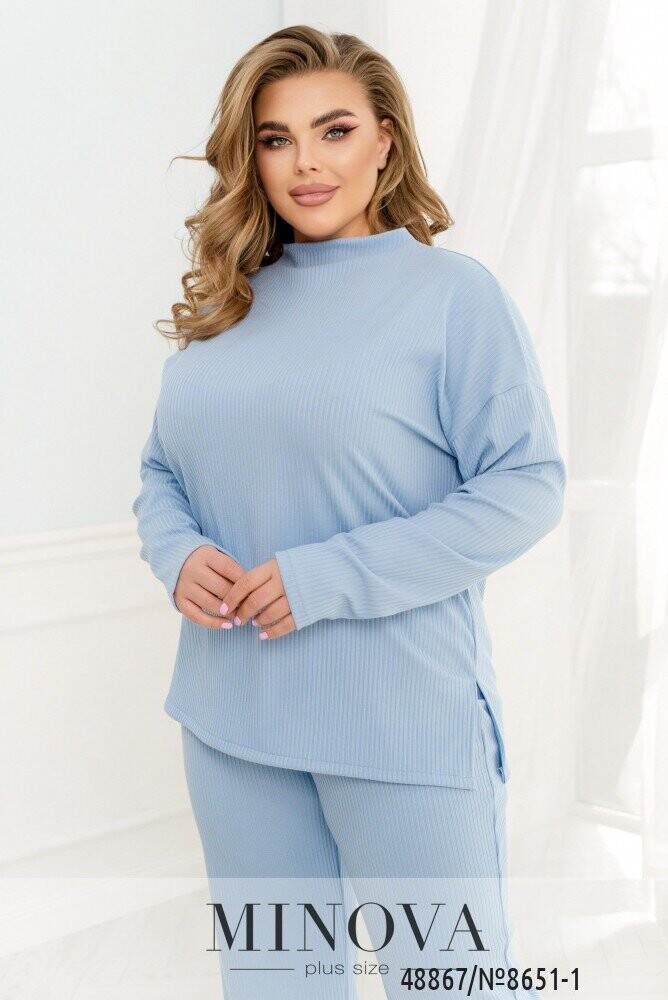 Костюм №8651-1-Блакитний