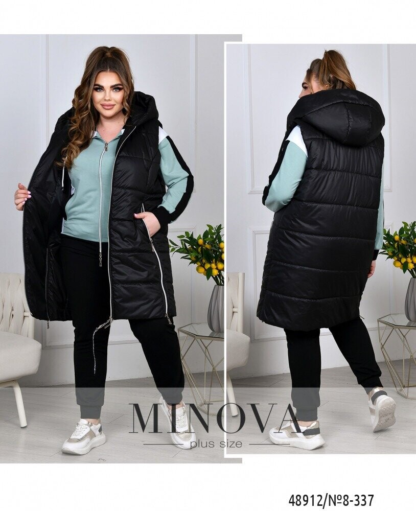 Спортивный Костюм 3 №8-337-Оливка-Чорний