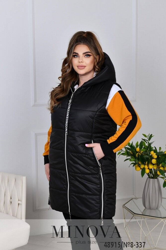 Спортивный Костюм 3 №8-337-Гірчиця-Чорний Спортивный Костюм 3 №8-337-Гірчиця-Чорний