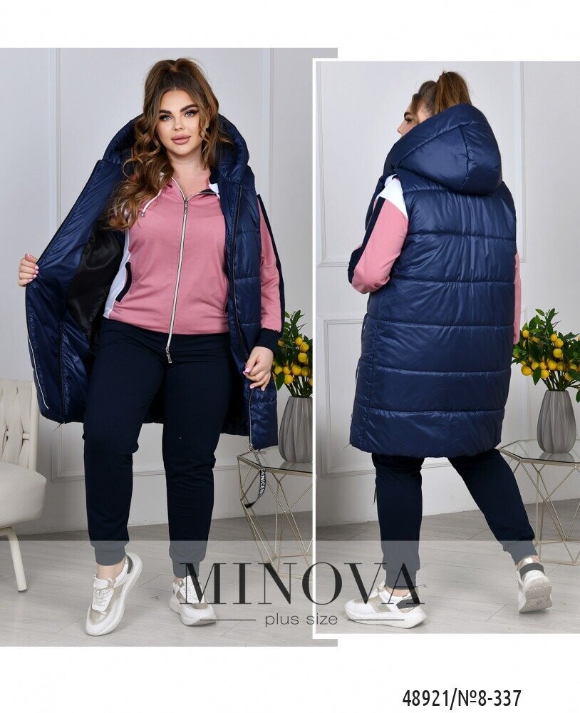 Спортивний Костюм 3 №8-337-Фреза-Синій Спортивний Костюм 3 №8-337-Фреза-Синій