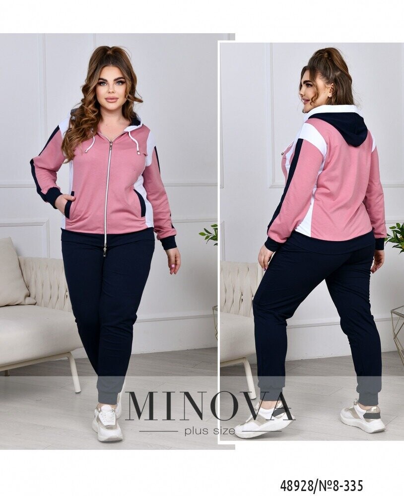 Спортивний Костюм №8-335-Фреза Спортивний Костюм №8-335-Фреза