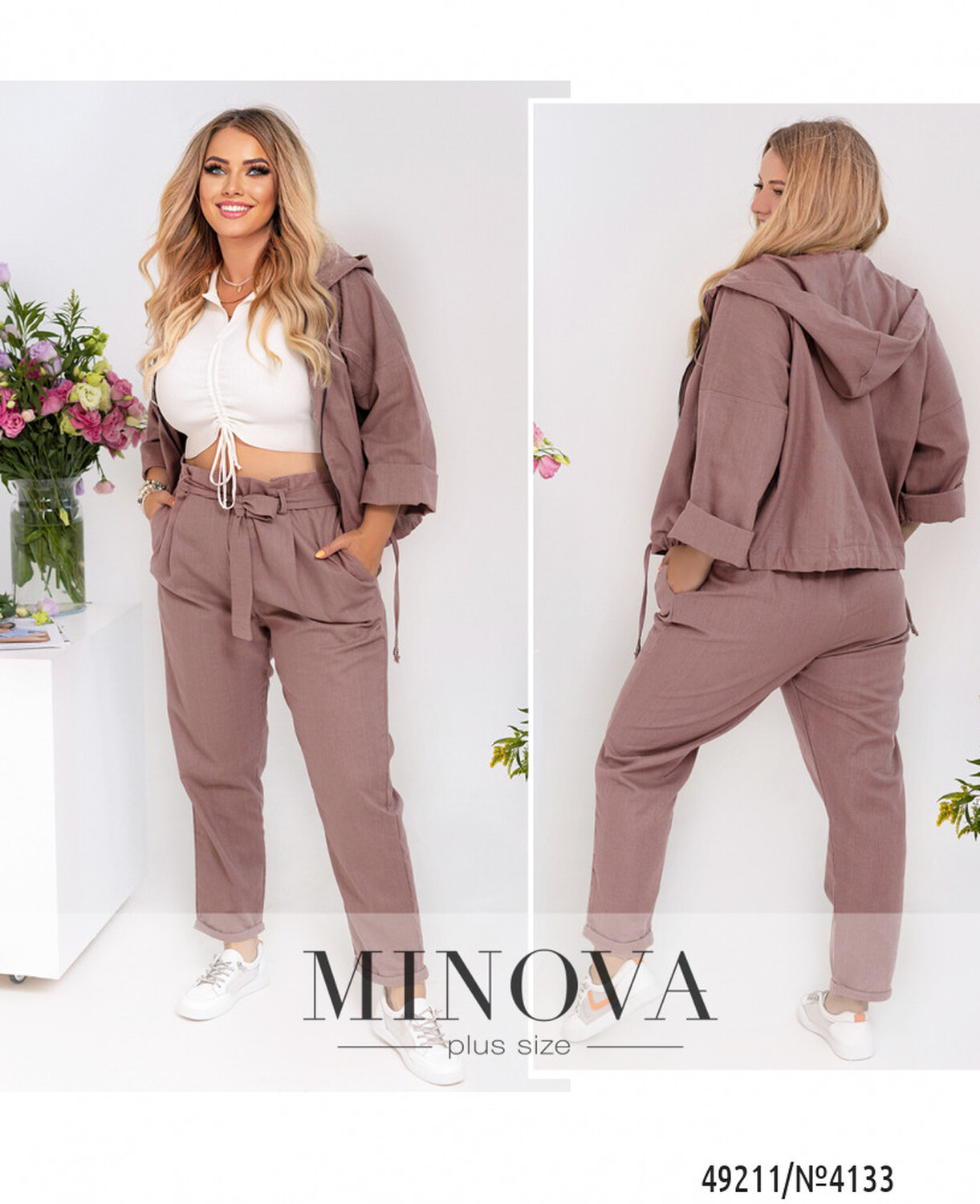 Костюм №4133-мокко