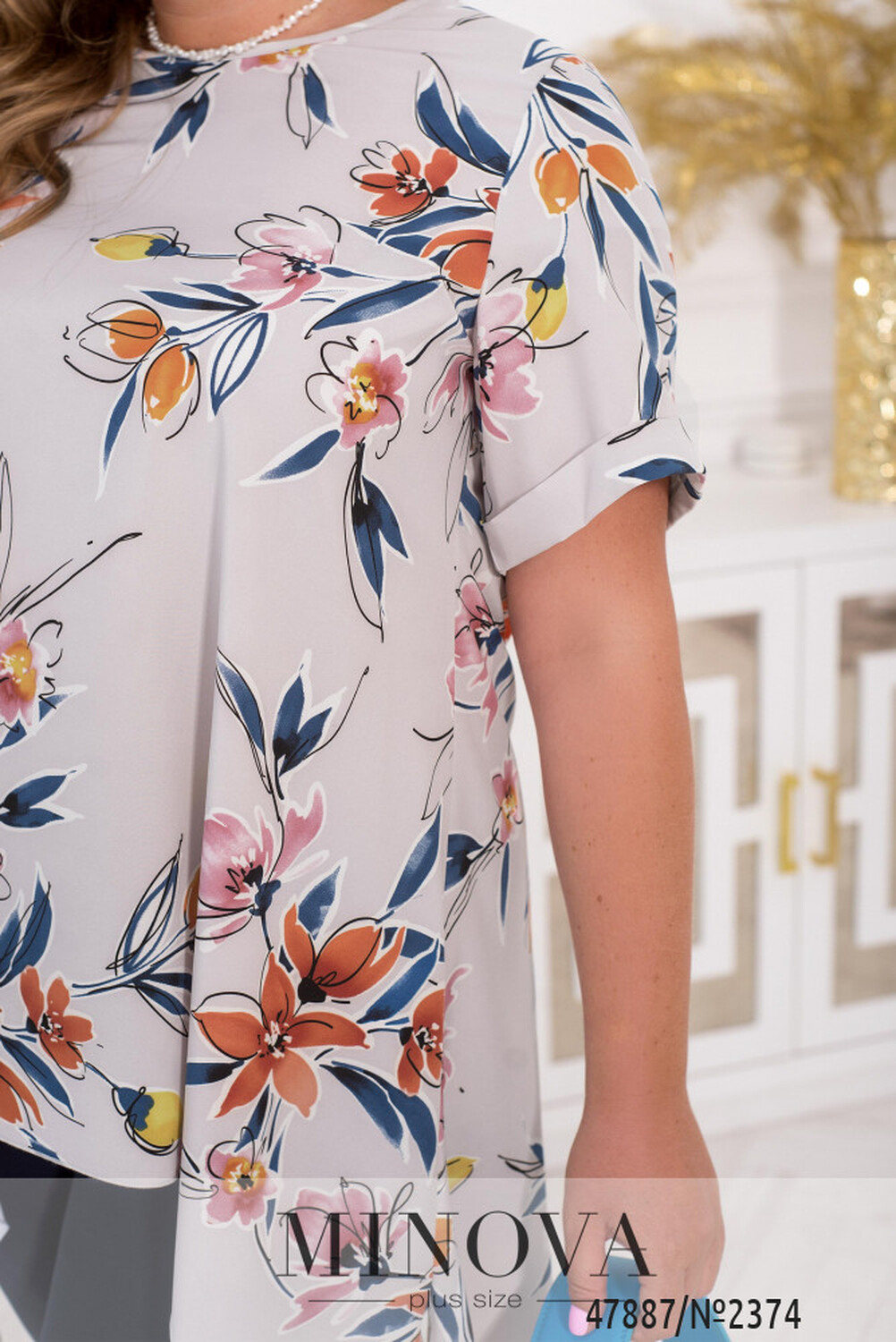 Костюм №2374-Світло-сірий-синій