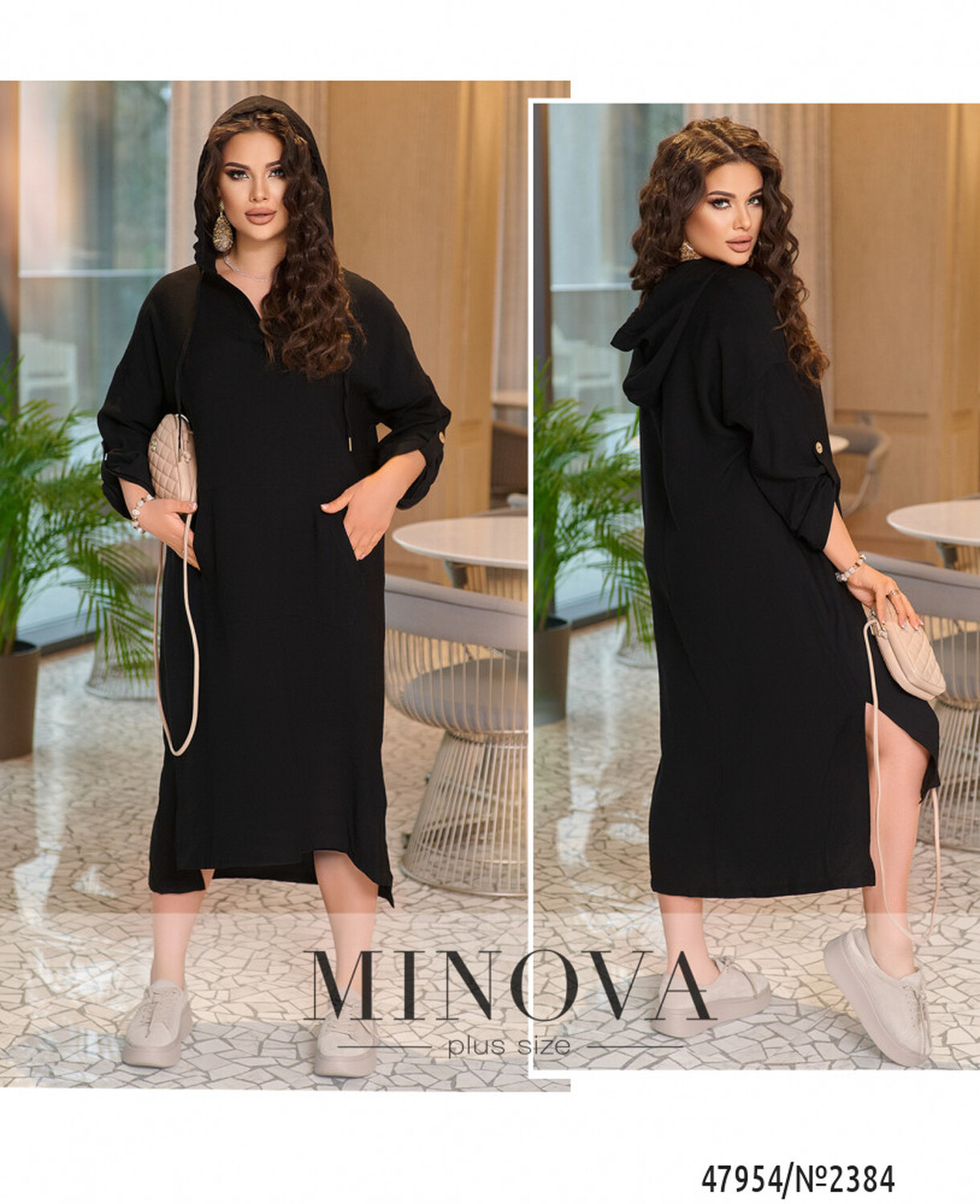 Сукня №2384-чорний