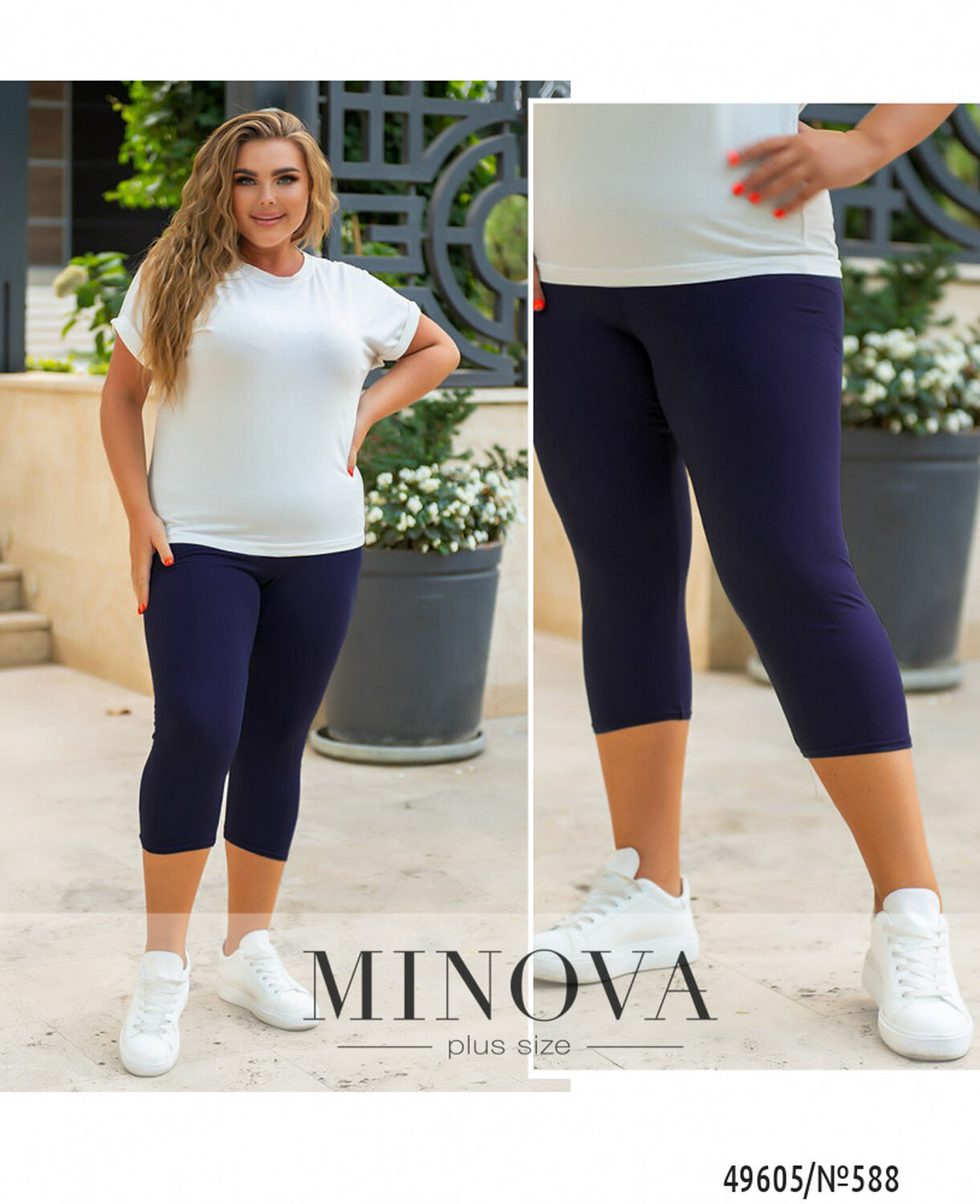 Бриджи №588-синій