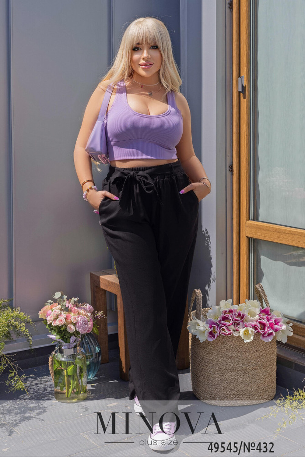 Брюки №432-чорний