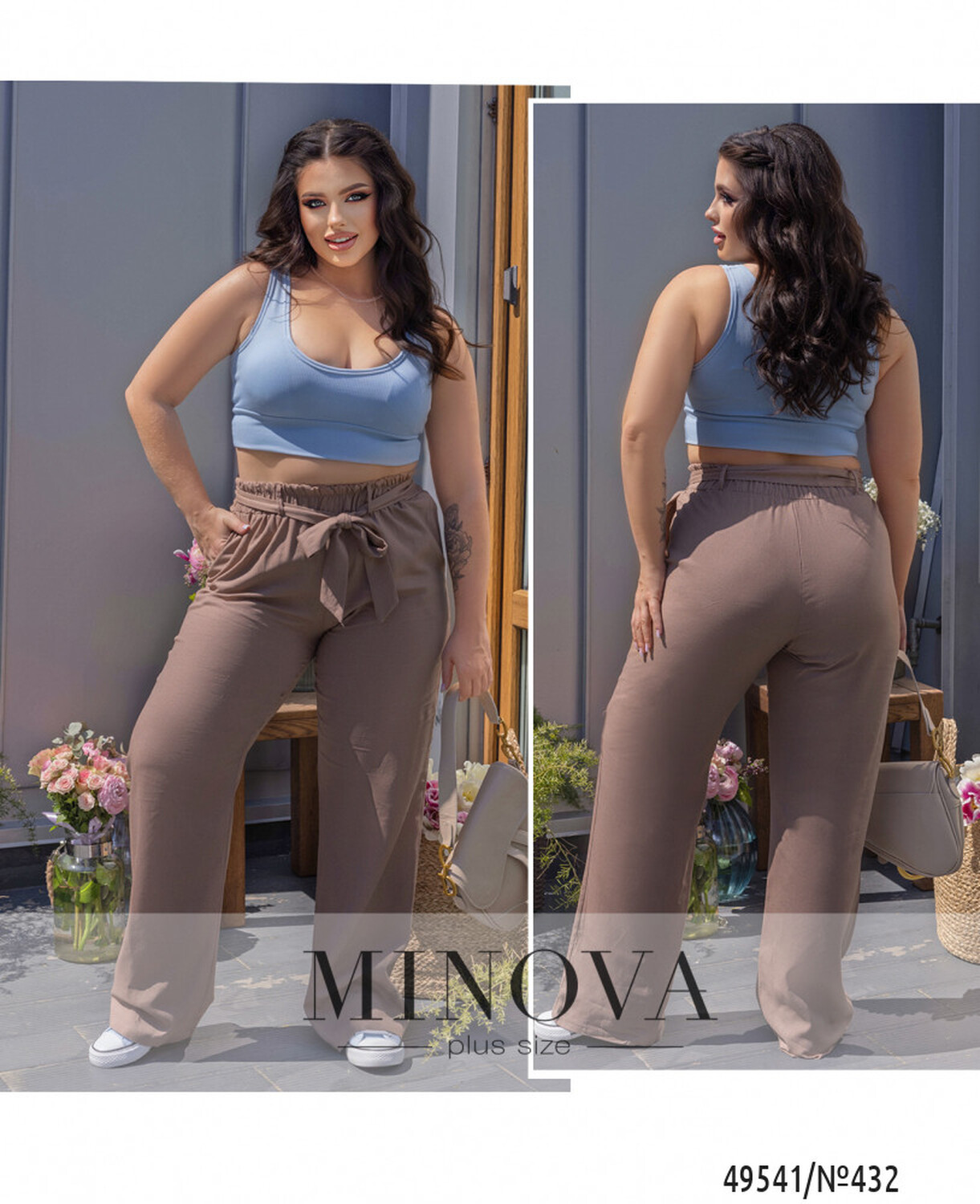 Брюки №432-капучино