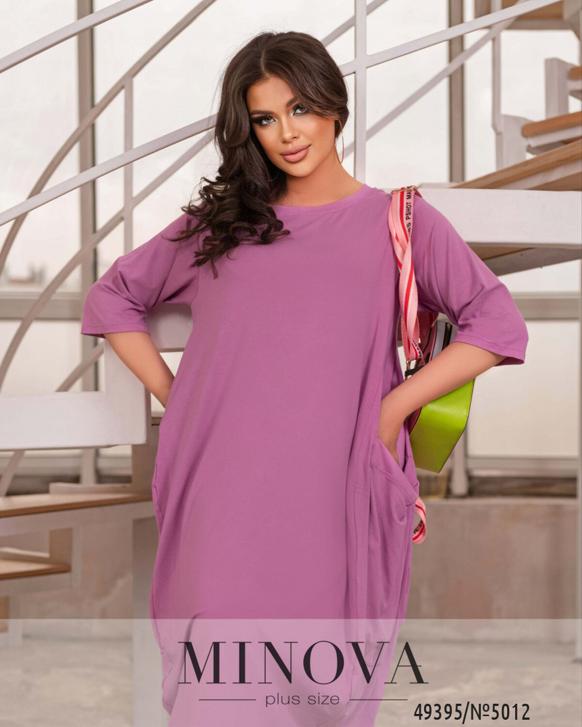 Сукня №5012-бузковий