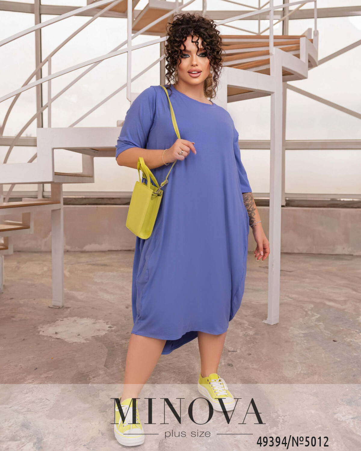 Сукня №5012-васильковий