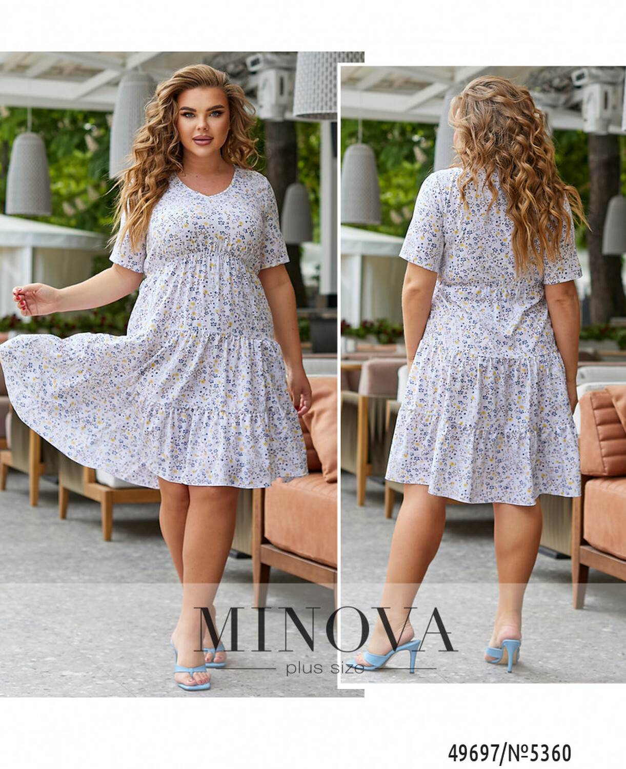 Сукня №5360-білий