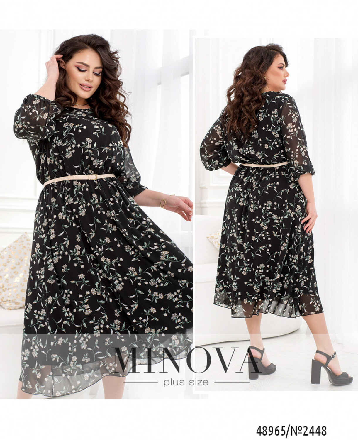 Сукня №2448-чорний