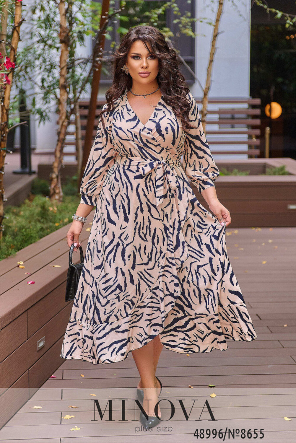 Сукня №8655-бежевий