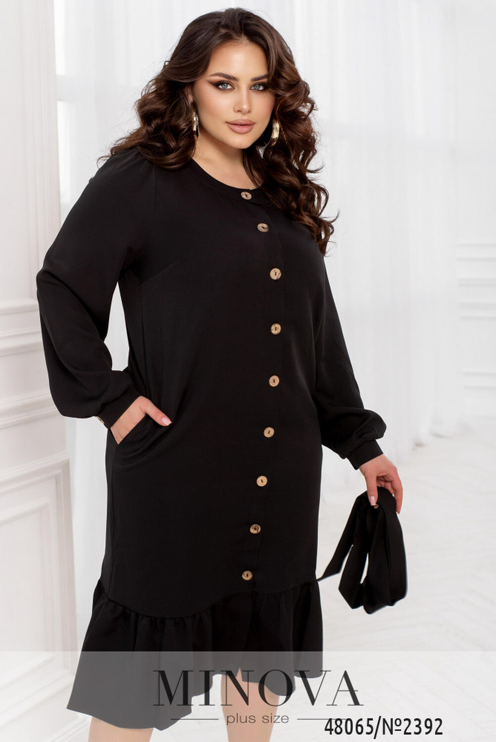 Сукня №2392-чорний