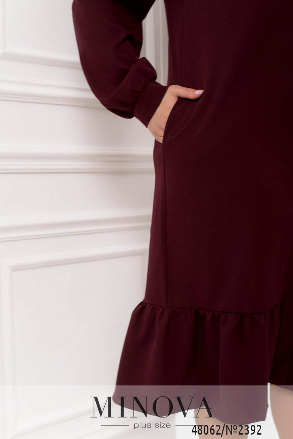 Сукня №2392-бордо Сукня №2392-бордо